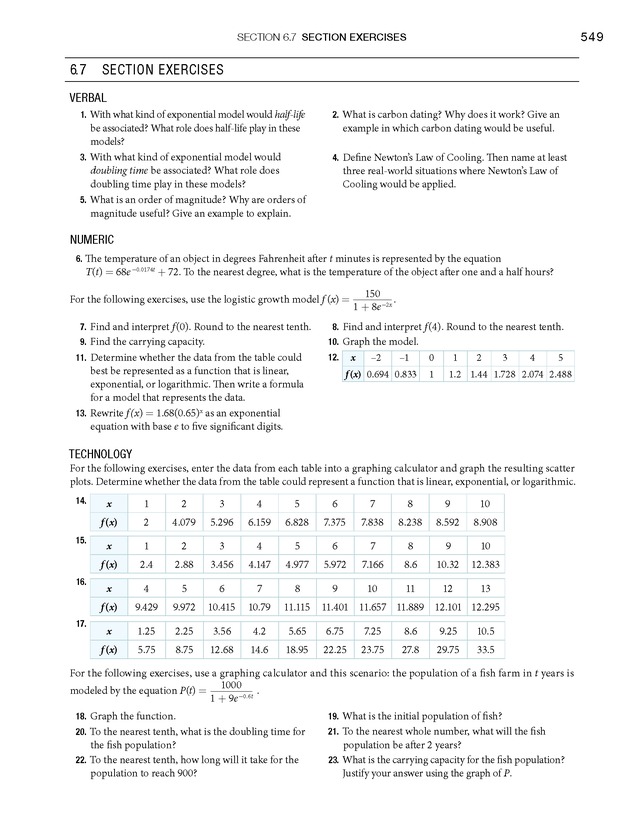 Algebra and Trigonometry - Front Matter 567
